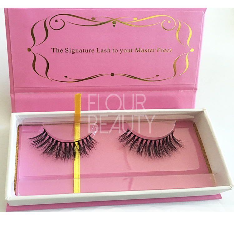 3D volume mink eyelashes with magnetic boxes wholesale EA81